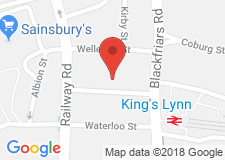 Map image of 25 Portland Street, Kings Lynn, Norfolk, PE30 1PB